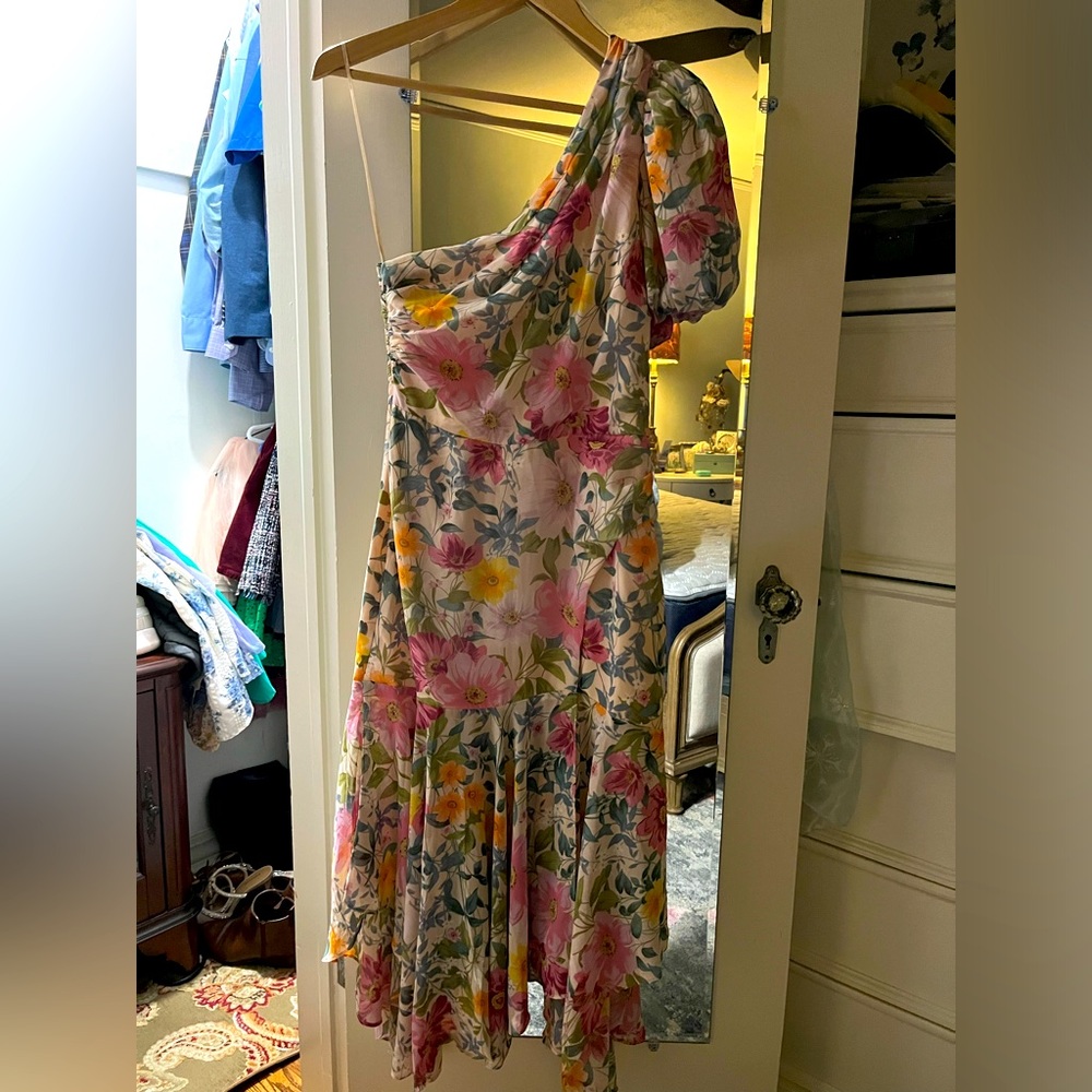ASTR Floral Midi Dress